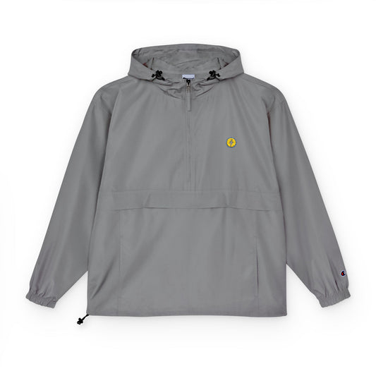 Champion Packable Anorak Jacket — Small Yellow Flower Crest