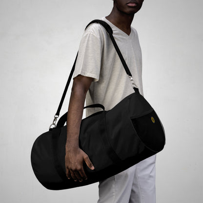 Classic Black Duffel Bag — Durable Travel & Gym Gear
