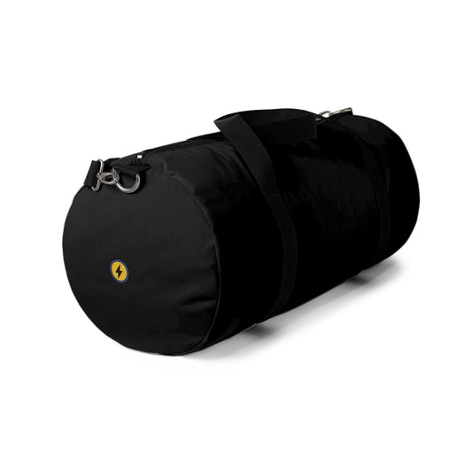 Classic Black Duffel Bag — Durable Travel & Gym Gear
