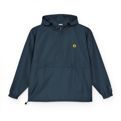 Champion Packable Anorak Jacket — Small Yellow Flower Crest