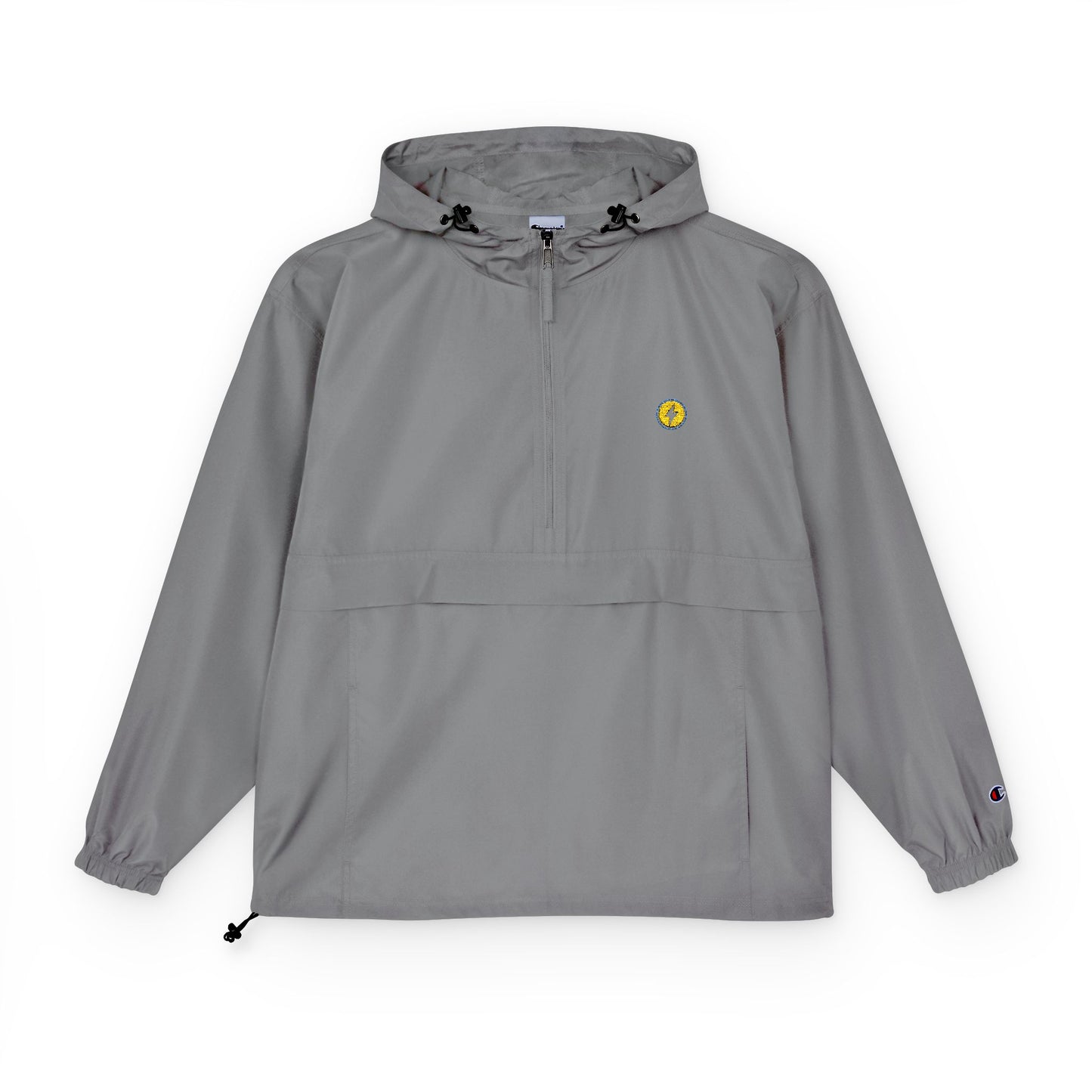 Champion Packable Anorak Jacket — Small Yellow Flower Crest
