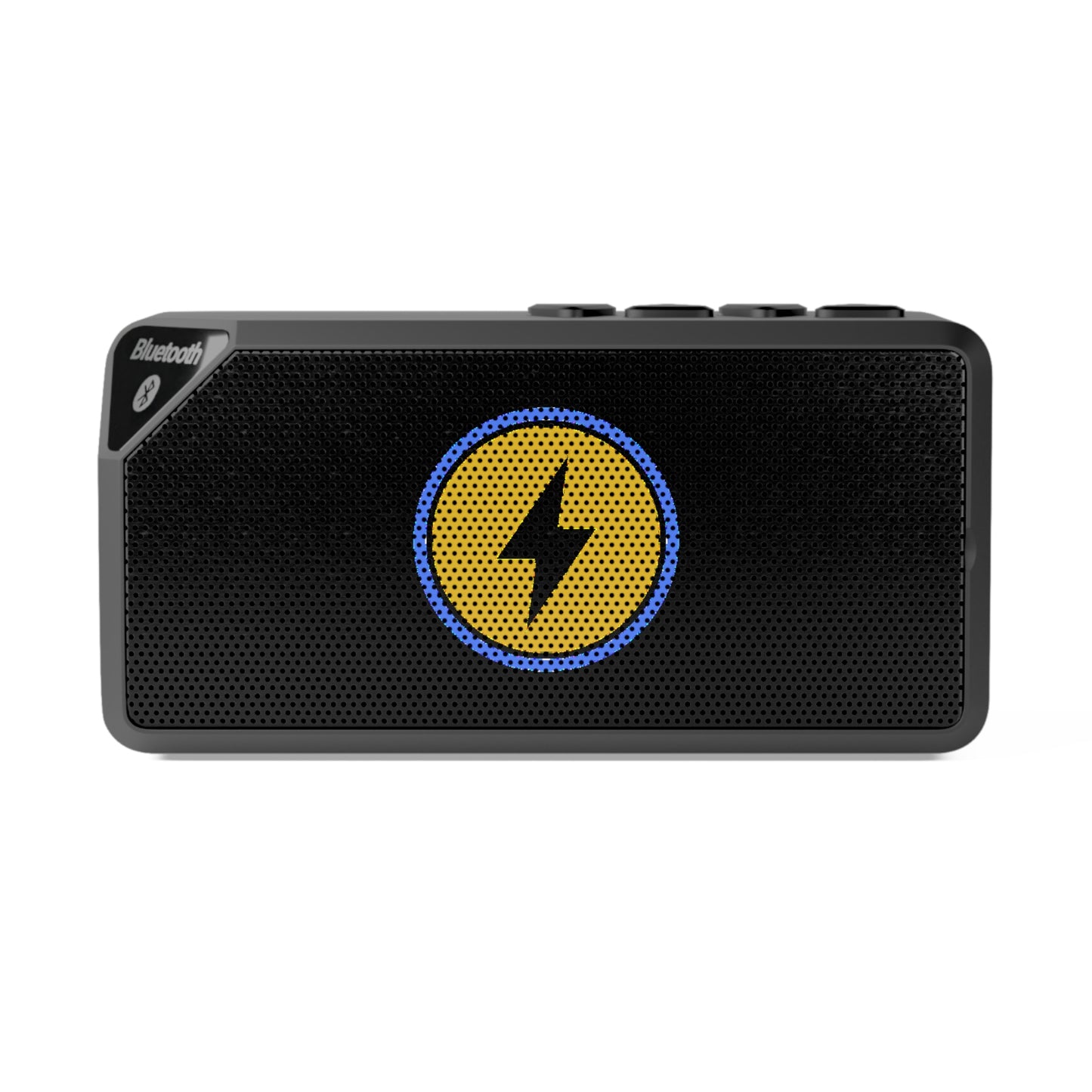 Bluetooth Speaker with Lightning Bolt Emblem