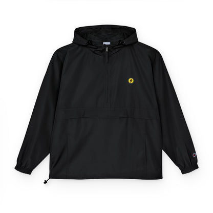 Champion Packable Anorak Jacket — Small Yellow Flower Crest