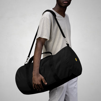 Classic Black Duffel Bag — Durable Travel & Gym Gear